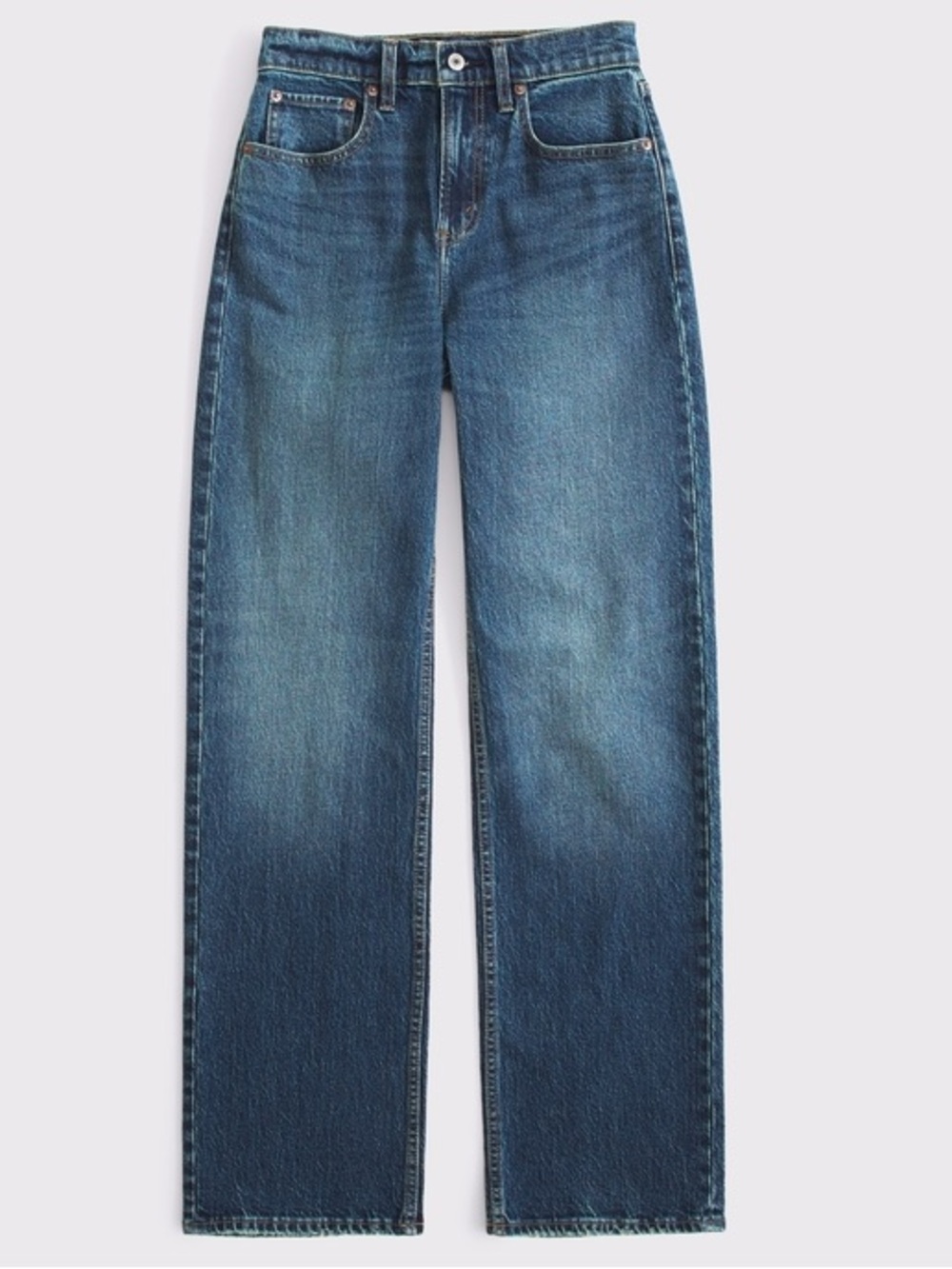 Abercrombie & Fitch The 90s High Rise Relaxed Jeans Curve Love - Picture 8 of 12
